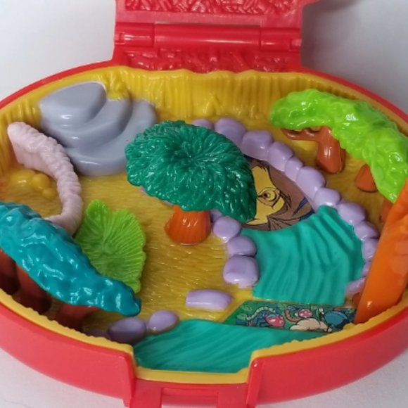 1996 Disney's The Lion King Bluebird Compact Playset With 2 Figures Vintage - Picture 7 of 10